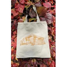 北林建筑手绘风帆布包